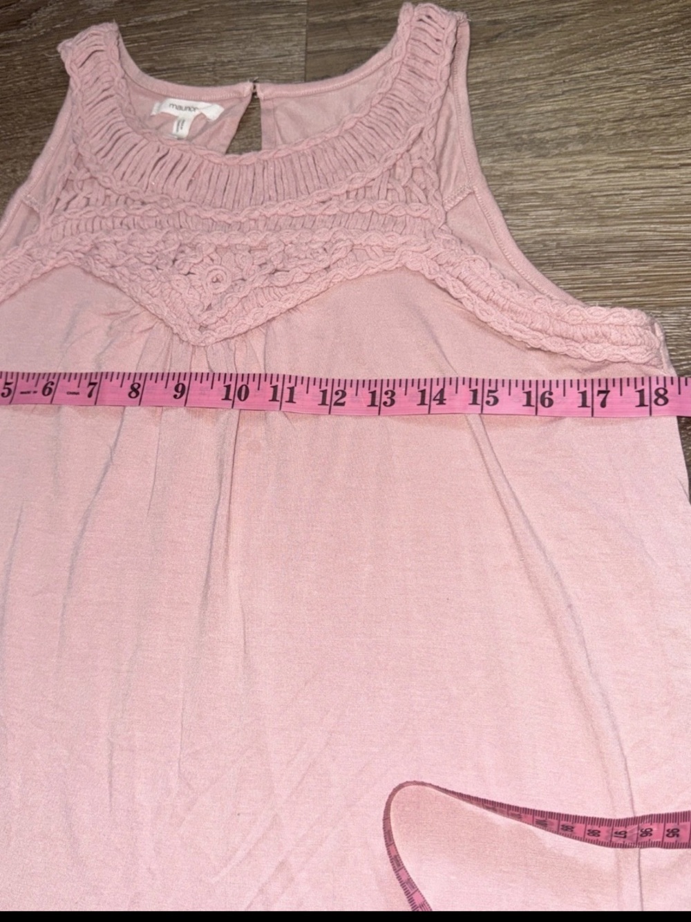 Maurice’s Size Medium Summer Flowy Tank Top Lot Pink & Turquoise - Picture 4 of 5
